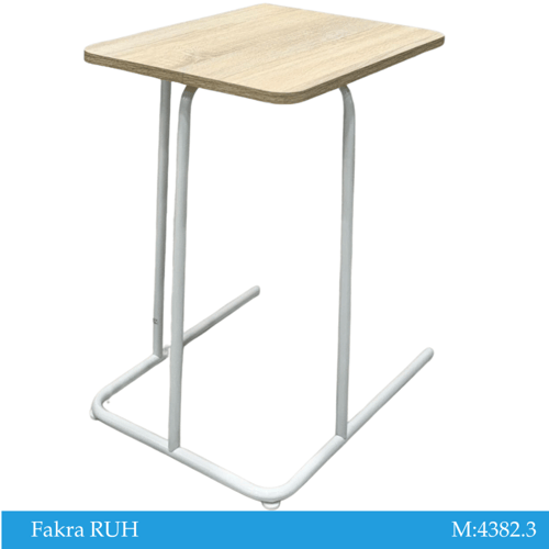 طقم 4 طاولات خشب بأرجل حديد عدة ألوان