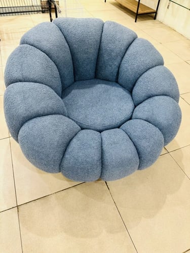 كرسي دوار فرو لون أزرق