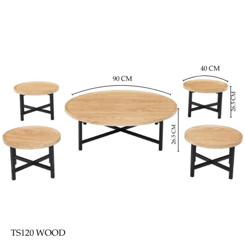 طقم طاولات ارضي عدة الوان