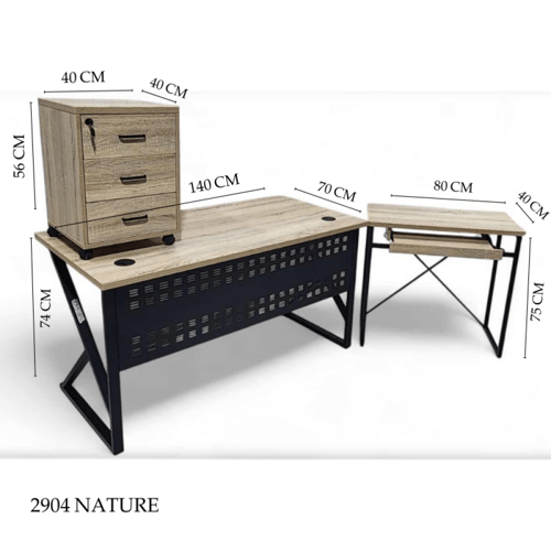 طقم مكتب 140و160 سم عدة الوان