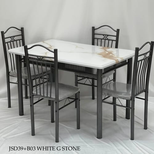 طقم طاولة طعام 4 كراسي عدة الوان