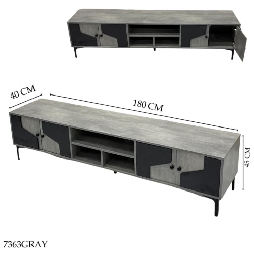 طاوله تلفزيون 160و180 سم عدة ألوان