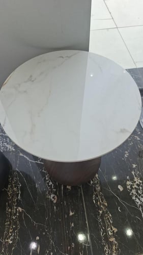 طاولة خدمة سيراميك خشبي