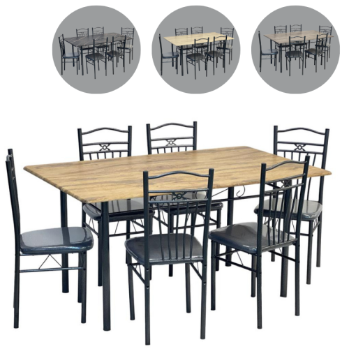 طقم طاولة 6 كراسي عدة الوان