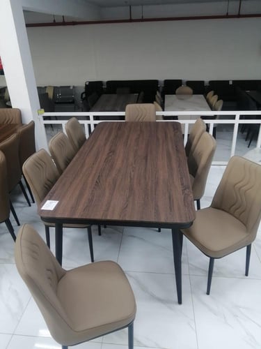 طقم طاولة طعام 4و6 كراسي عدة ألوان