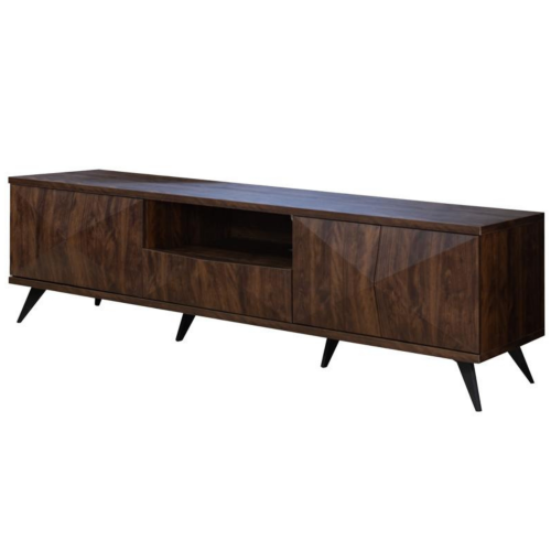 طاولة تلفزيون 140و160و180و200 سم لون بني