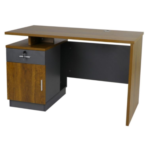 طاولة مكتب لون خشبي غامق قياس 120 سم