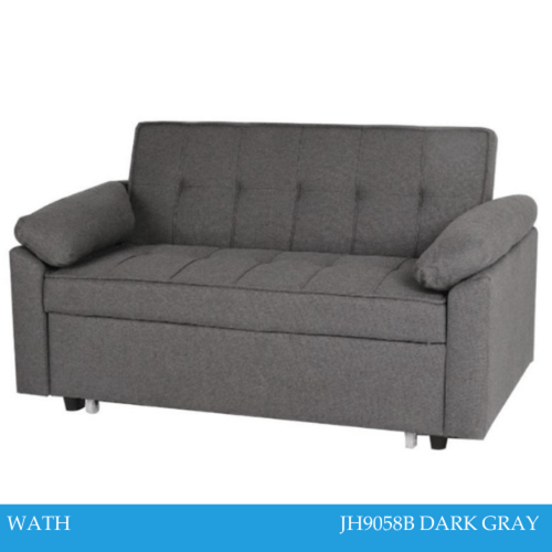 كنبه سرير رمادي غامق