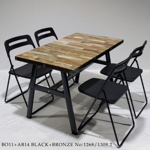 طقم طاولة و 4 كراسي عدة ألوان