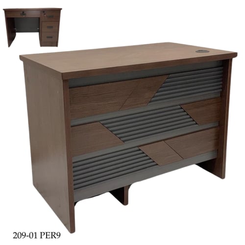 مكتب مودرن مع ادراج 100و120و140 سم عدة الوان