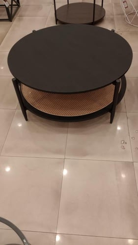 طاولة قهوة مقاس 100 سم اسود