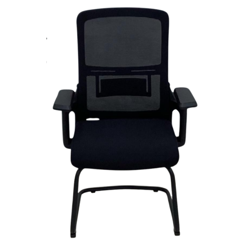 طقم 4 كراسي مكتب لون أسود