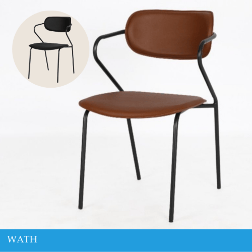 طقم 2و4 كراسي جلد متعدد الالوان