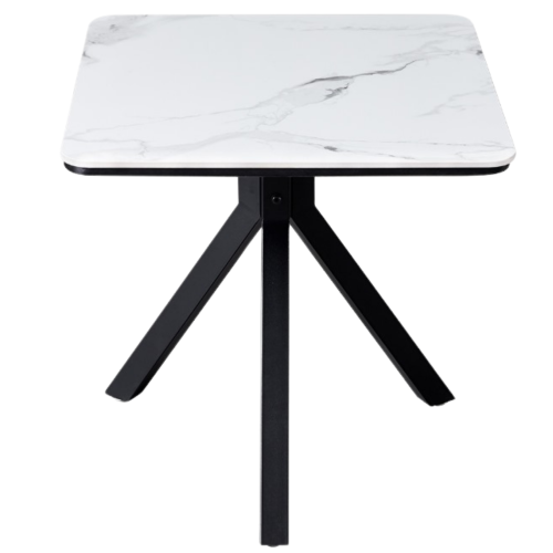 طاولة سيراميك أبيض 60و70 سم