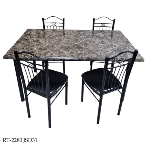 طقم طاولة طعام 4و6 كراسي عدة ألوان