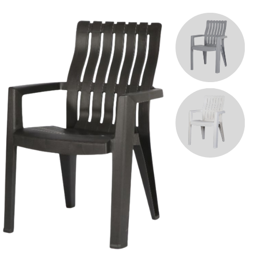 طقم 4كراسي فايبر عدة الوان