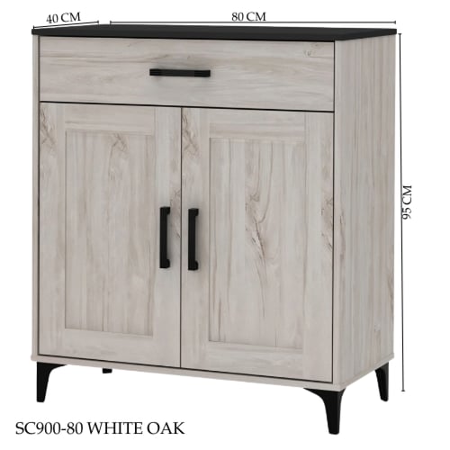 دولاب ماليزي بابين وثلاثة أبواب ابيض مع خشبي