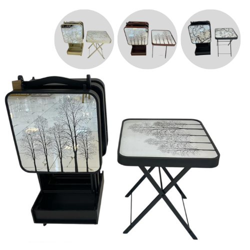 طقم طاولات شنطه عدة الوان