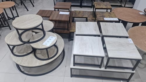 طقم طاولات أرضي عدة الوان