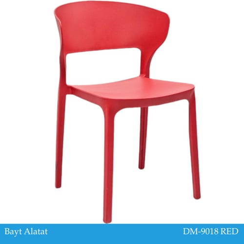 طقم 4 كراسي بلاستيك عدة ألوان