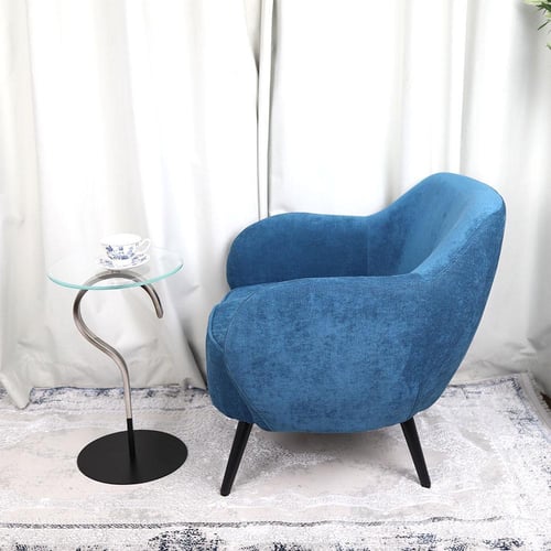 كرسي قماش أزرق