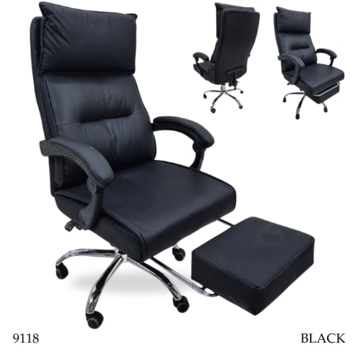 طقم 2كرسي مكتب جلد عدة الوان