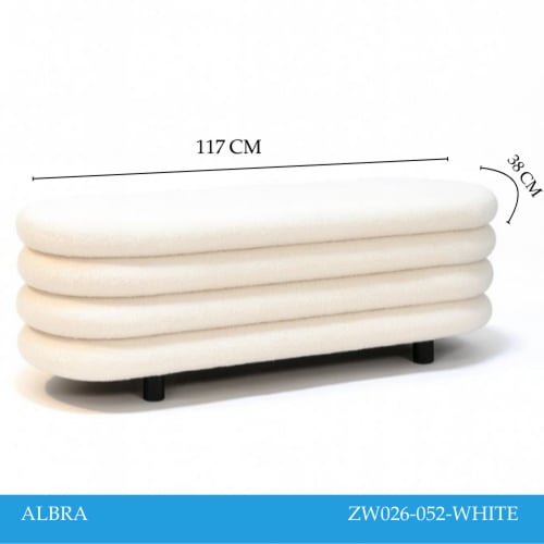 أريكة مودرن ابيض