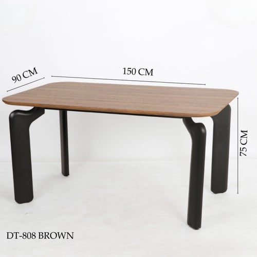 طاولة لون بني 130و150 سم
