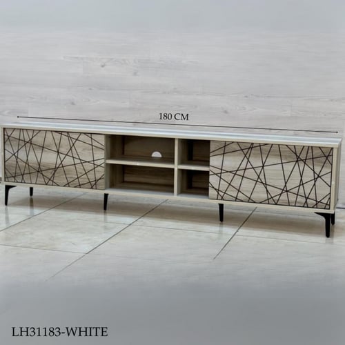 طاولة تلفزيون 180و160 سم عدة ألوان