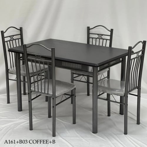 طقم طاولة طعام 4 كراسي عدة الوان