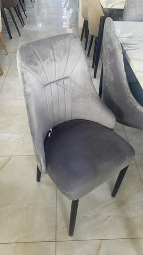 طقم طاولة طعام رخام 4و6و8 كراسي رمادي