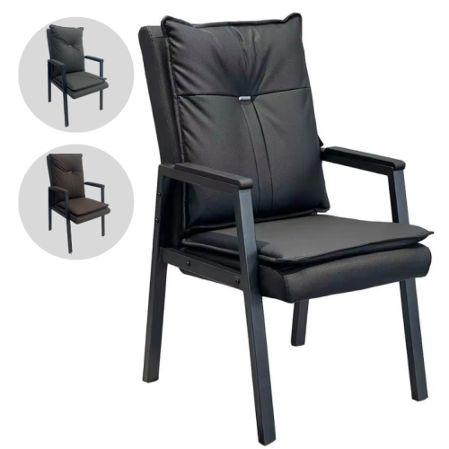 كرسي مكتب جلد ثابت عدة الوان