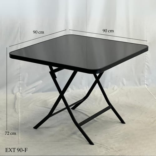 طاولة قزاز أسود عدة مقاسات