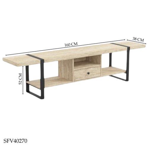 طاولة تلفاز خشب عدة مقاسات