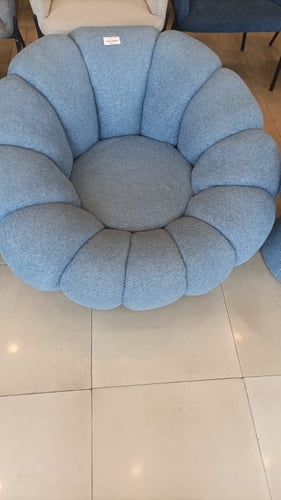 كرسي دوار فرو لون أزرق
