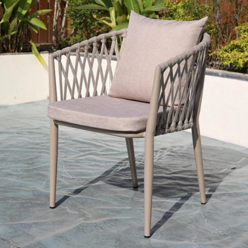 طقم 2 كراسي رمادي خارجي