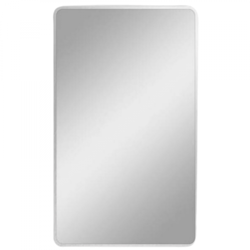 طقم 2 مرايا ضد الكسر مستطيلة لون أبيض مقاس 100 cm