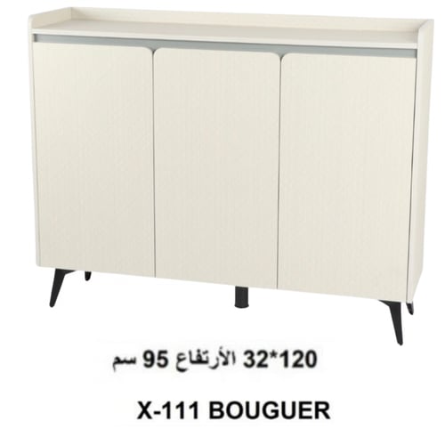 دولاب 3 أبواب بيج مقاس 120 سم