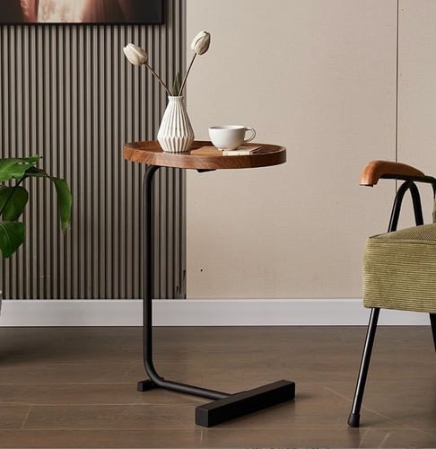 طقم 4 طاولات كوفي بني