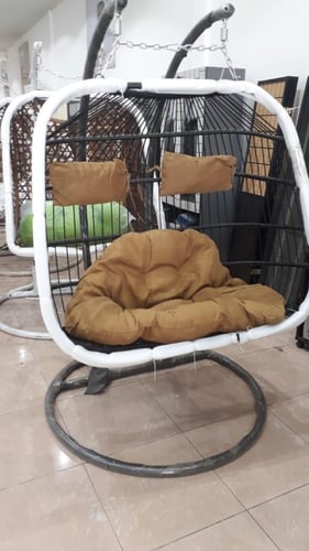 مرجيحة شخصين مع مخدة عدة الوان