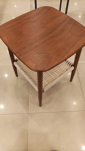 طاولة قهوة مقاس 45 سم لون كوفي