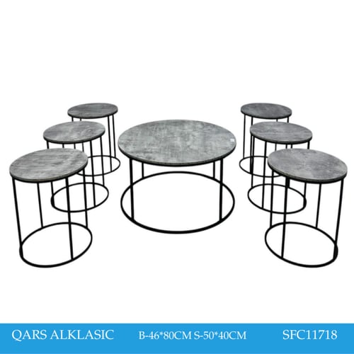 طقم طاولات عدة الوان