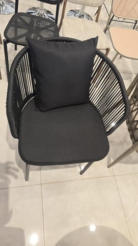 طقم 2كراسي خارجي لون أسود