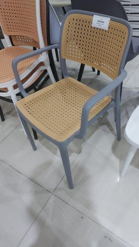 طقم 2 كراسي فايبر عدة ألوان