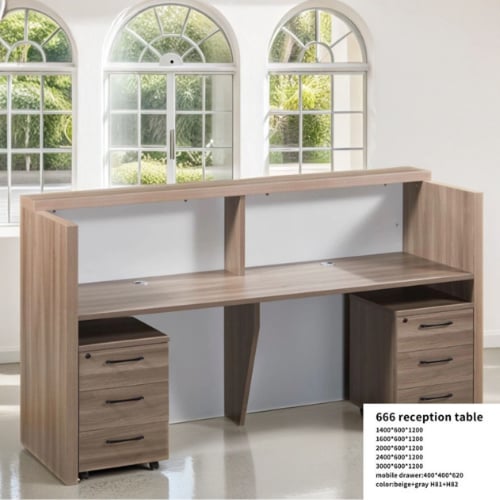 طقم مكتب كاونتر واستقبال عدة مقاسات