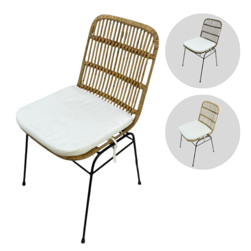 طقم 2كراسي خيزران عدة الوان