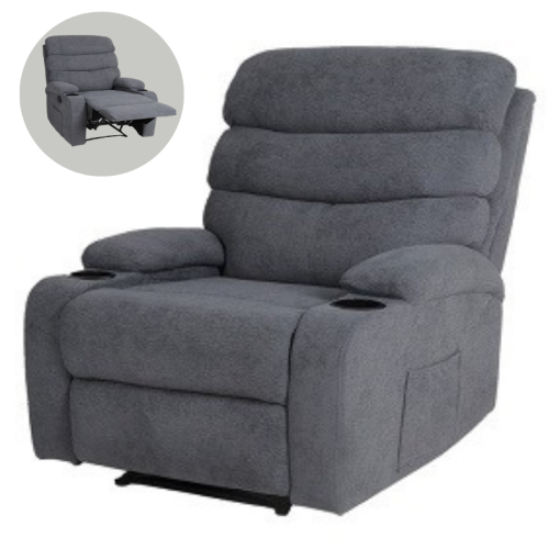 كرسي استرخاء رمادي