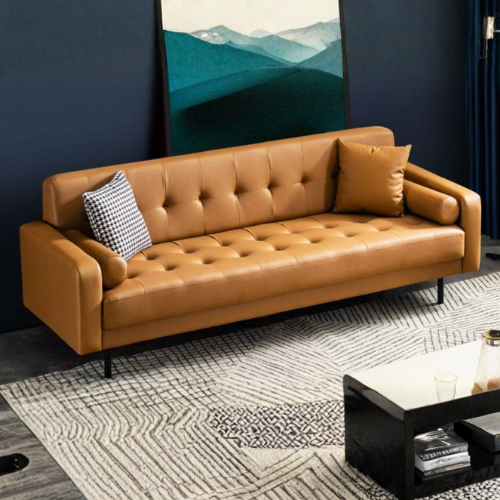 كنب مكتبي جلد فخم عدة مقاسات