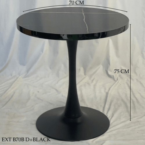 طاوله كوفي 70و60 سم لون اسود