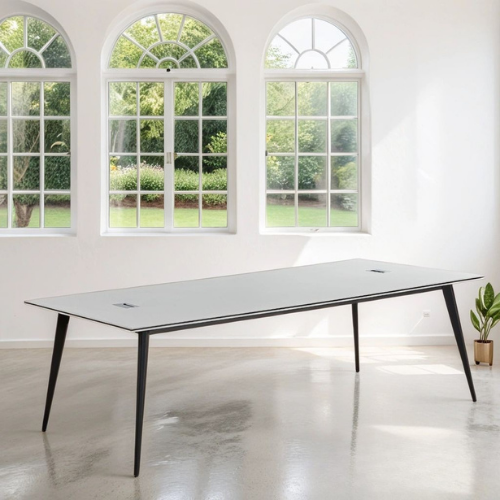 طاوله اجتماع لون ابيض 200و240سم